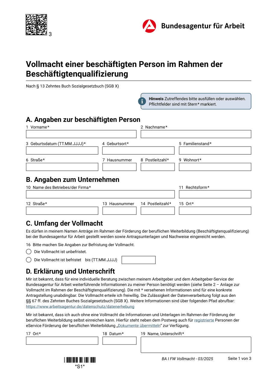 Vorschau: Vollmacht